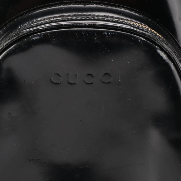 Vintage 2000s y2k Gucci backpack black leather - Picture 10 of 16